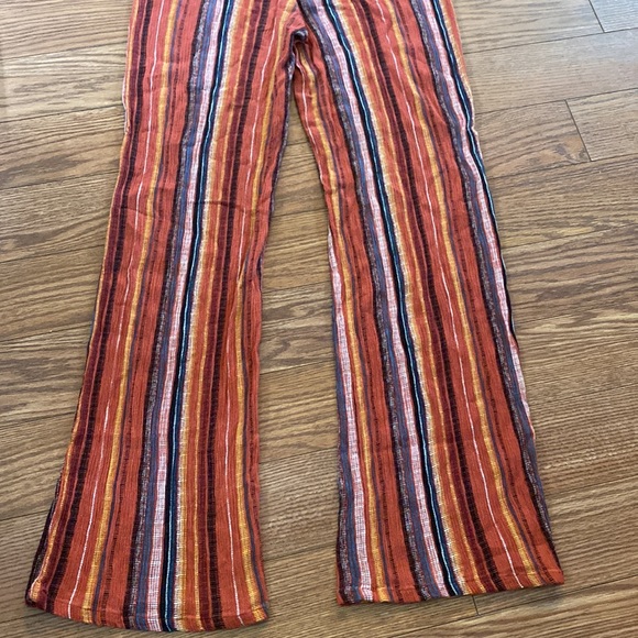 Apt. 9 Boho Striped Linen Pants Size Medium - Picture 7 of 8